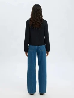 Selected Femme Neuletakit|Kaikki Neuleet>naisten neuletakki, SLFIVY LS KNIT O-NECK CARDIGAN NOOS