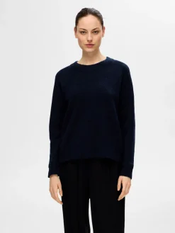 Selected Femme Neulepuserot|Kaikki Neuleet>Naisten Neulepaita, Lulu LS Knit O-Neck
