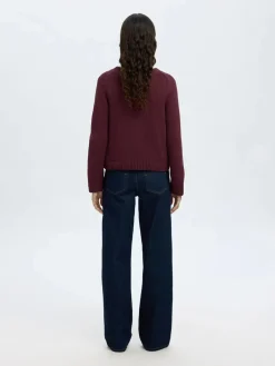 Selected Femme Neuletakit|Kaikki Neuleet>naisten neuletakki, SLFIVY LS KNIT O-NECK CARDIGAN NOOS