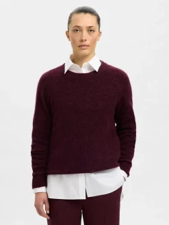 Selected Femme Neulepuserot|Kaikki Neuleet>Naisten Neulepaita, Lulu LS Knit O-Neck