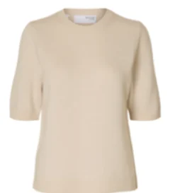Selected Femme Neulepuserot|Kaikki Neuleet>naisten paita, SLFCILLE 2/4 KNIT O-NECK