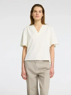 Selected Femme Topit|Kaikki Paidat>naisten paita, SLFTENNY SS V-NECK TOP