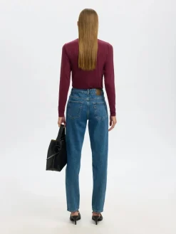 Selected Femme Pitkähihaiset Paidat|Kaikki Paidat>Naisten Paita, SLFMANJA LS HIGH NECK NOOS