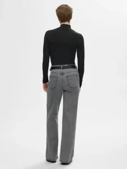 Selected Femme Pitkähihaiset Paidat|Kaikki Paidat>Naisten Paita, SLFMANJA LS HIGH NECK NOOS