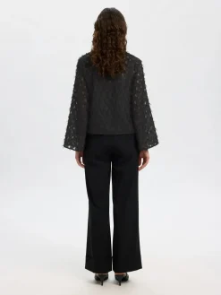 Selected Femme Puserot|Kaikki Paidat>naisten paita, SLFMARION LS BOAT NECK TOP B