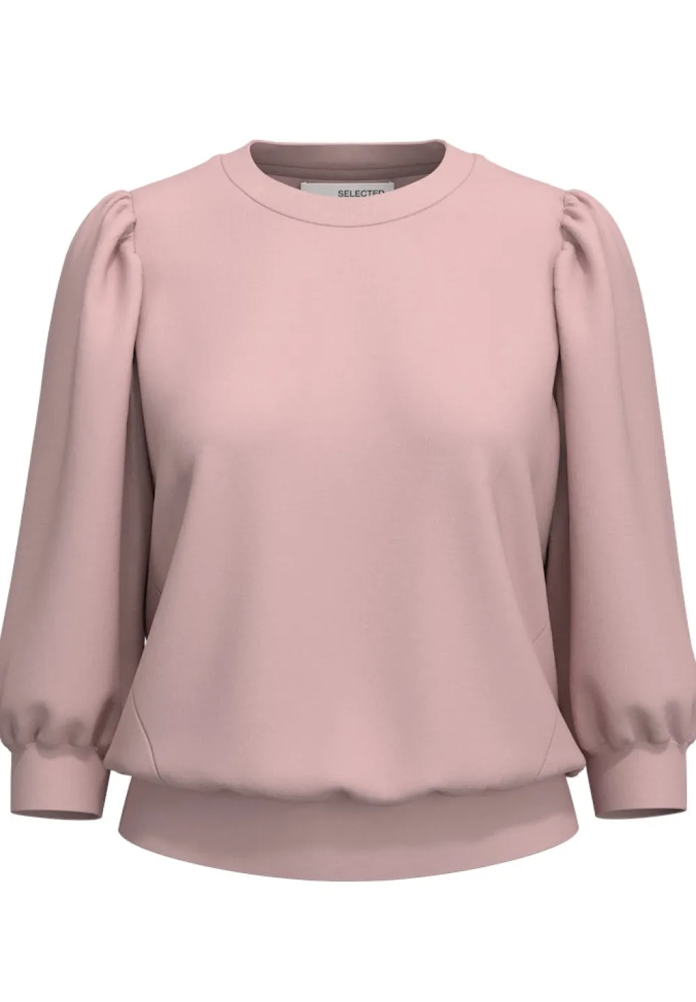 Selected Femme Collegepaidat|Kaikki Paidat>Naisten Pusero, SLFTENNY 3/4 SWEAT TOP NOOS