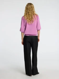 Selected Femme Collegepaidat|Kaikki Paidat>Naisten Pusero, SLFTENNY 3/4 SWEAT TOP NOOS