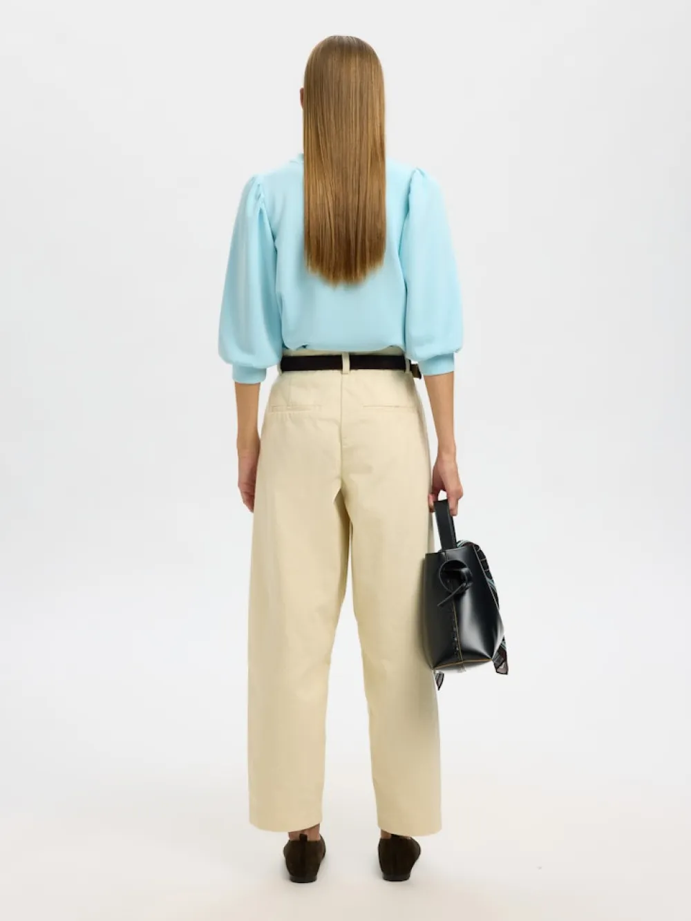 Selected Femme Collegepaidat|Kaikki Paidat>Naisten Pusero SLFTENNY 3/4 SWEAT TOP NOOS,