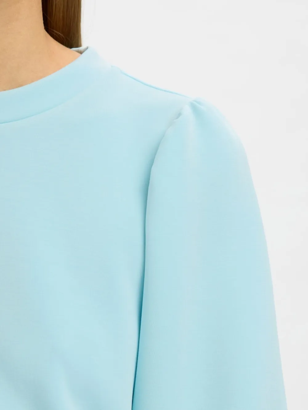 Selected Femme Collegepaidat|Kaikki Paidat>Naisten Pusero SLFTENNY 3/4 SWEAT TOP NOOS,