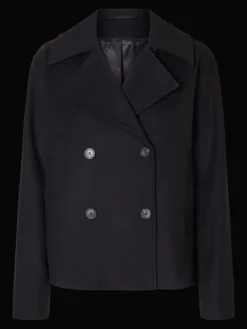 Selected Femme Talvitakit|Villakangastakit>naisten takki, SLFALMA SHORT WOOL JACKET