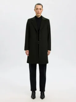 Selected Femme Talvitakit|Villakangastakit>naisten takki, SLFSASJA LANO COAT