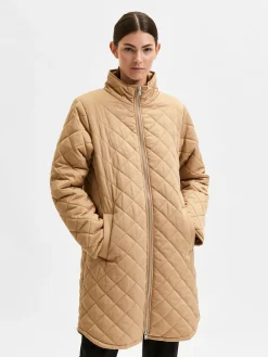Selected Femme Kevättakit|Tikkitakit>Naisten Tikkitakki SLFFILLY QUILTED COAT B