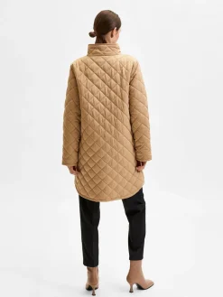 Selected Femme Kevättakit|Tikkitakit>Naisten Tikkitakki SLFFILLY QUILTED COAT B