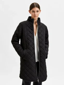 Selected Femme Kevättakit|Tikkitakit>Naisten Tikkitakki SLFFILLY QUILTED COAT B