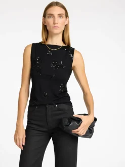 Selected Femme Topit|Kaikki Paidat>naisten toppi, SLFMALLI SL APPLIQUE TOP