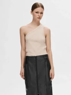 Selected Femme Topit|Kaikki Paidat>Naisten Toppi, SLFANNA ONE SHOULDER TOP