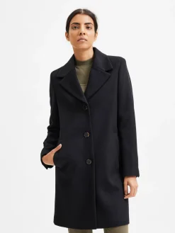 Selected Femme Talvitakit|Villakangastakit>Naisten Villakangastakki, SLFNEW SASJA WOOL COAT NOOS
