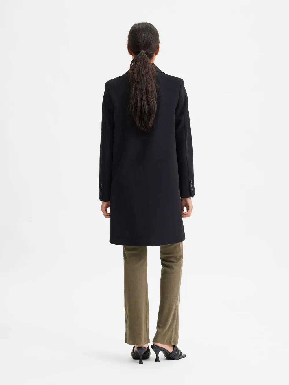 Selected Femme Talvitakit|Villakangastakit>Naisten Villakangastakki, SLFNEW SASJA WOOL COAT NOOS