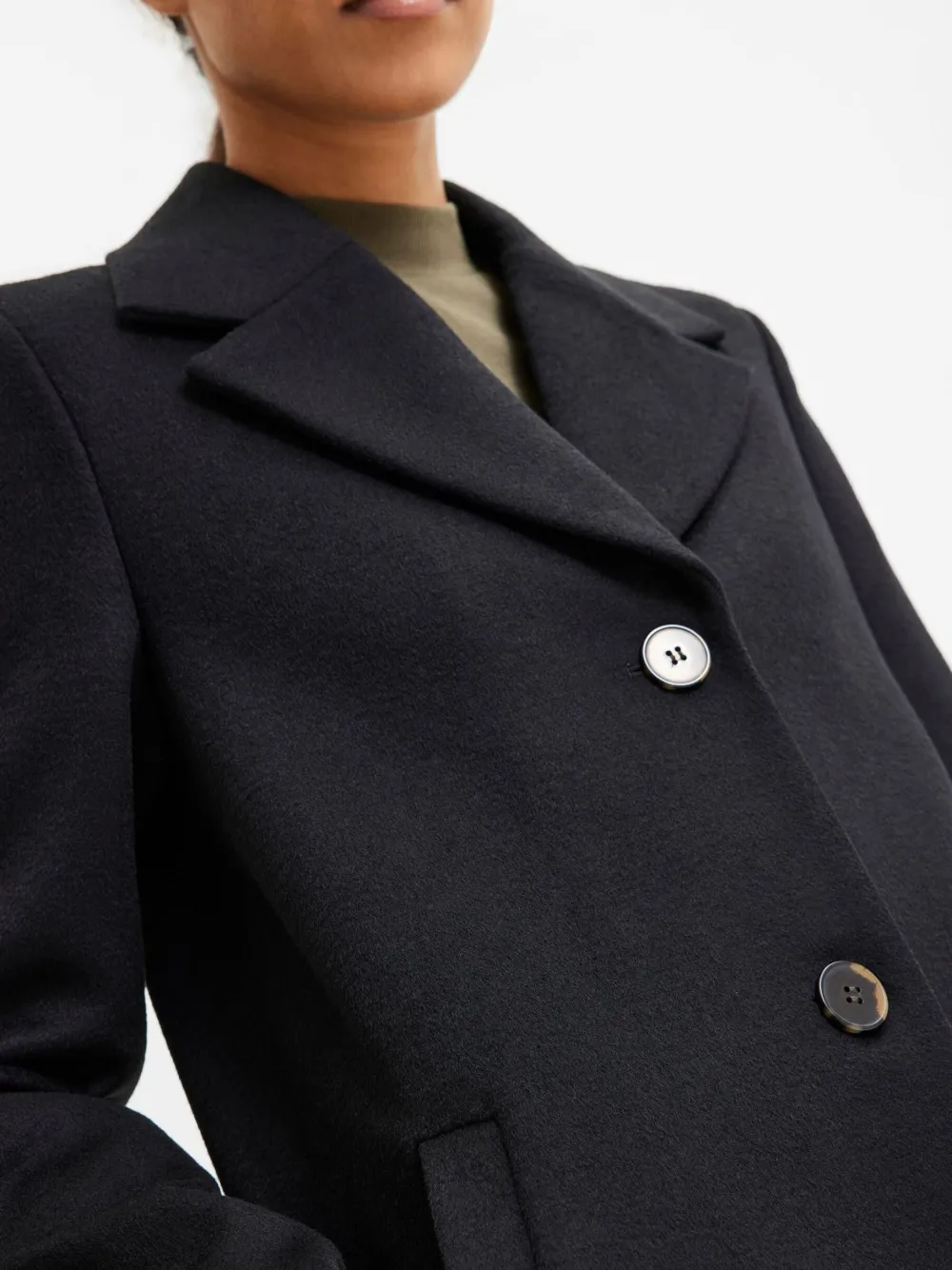 Selected Femme Talvitakit|Villakangastakit>Naisten Villakangastakki, SLFNEW SASJA WOOL COAT NOOS