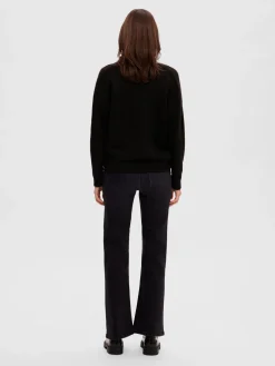 Selected Femme Kaikki Paidat|Neulepuserot>neule, SLFMALINE LS KNIT V-NECK