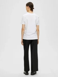 Selected Femme T-Paidat|Kaikki Paidat>t-paita, SLFMYESSENTIAL SS O-NECK TEE