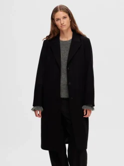 Selected Femme Talvitakit|Villakangastakit>Villakangastakki, SLFALMA WOOL COAT
