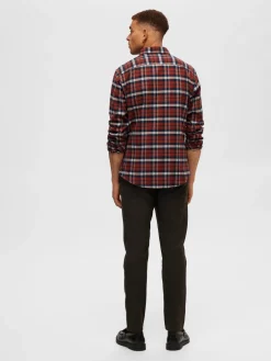 Selected Kauluspaidat|Kaikki Paidat>flanelipaita, SLIM OVEN FLANNEL SHIRT