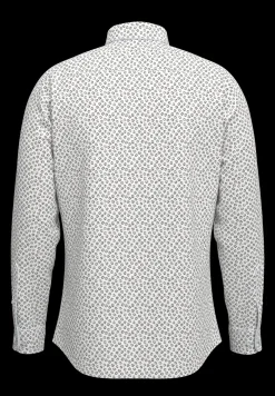 Selected Kauluspaidat|Kaikki Paidat>kauluspaita SLHSLIM-Performance Shirt LS AOP, Bright White Multi D