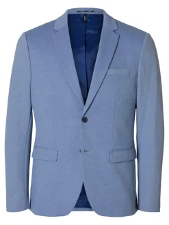 Selected Bleiserit|Kaikki Puvut Ja Bleiserit>miesten bleiseri, SLIM AITOR JERSEY BLAZER
