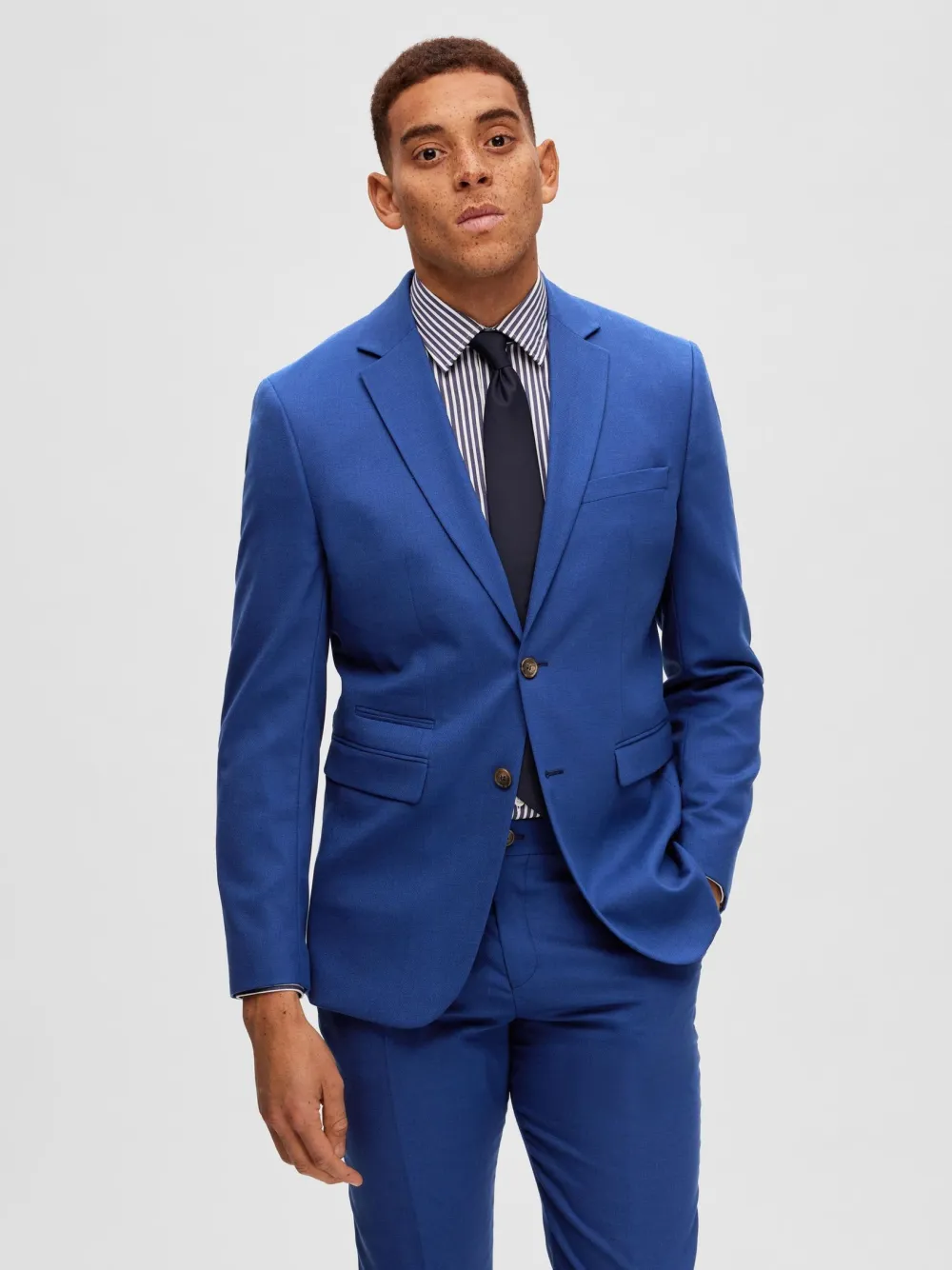 Selected Bleiserit|Kaikki Puvut Ja Bleiserit>miesten bleiseri SLHSLIM-NEIL BLZ, sininen