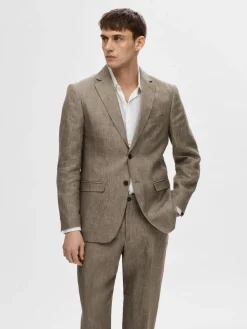 Selected Bleiserit|Kaikki Puvut Ja Bleiserit>Miesten Bleiseri, REGULAR WILL LINEN BLZ NOS