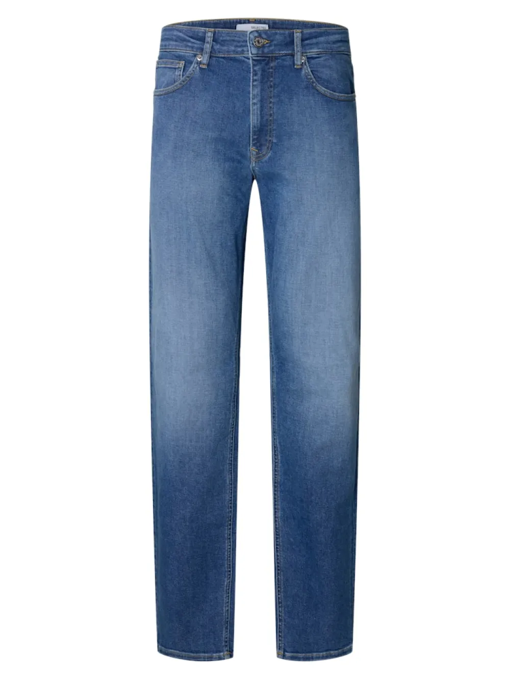 Selected Farkut|Kaikki Housut Ja Farkut>miesten farkut SLH196-STRAIGHT CLEO FLEX MB 616 JNS NOS,