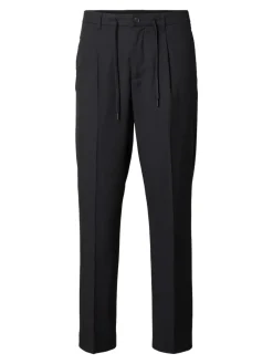 Selected Chinot Ja Kangashousut|Kaikki Housut Ja Farkut>miesten housut, REG TAPRED LEROY PLEAT