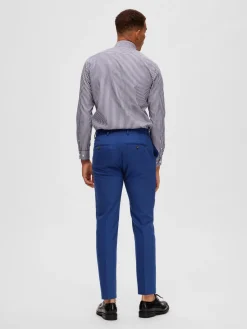 Selected Kaikki Housut Ja Farkut|Suorat Housut>miesten housut SLHSLIM-NEIL TRS, sininen