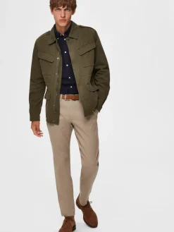 Selected Chinot Ja Kangashousut|Kaikki Housut Ja Farkut>Miesten Housut, Slim Miles Flex NOS