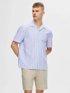 Selected Kauluspaidat|Kaikki Paidat>Miesten Kauluspaita, K RELAX NEW LINEN SS RESORT