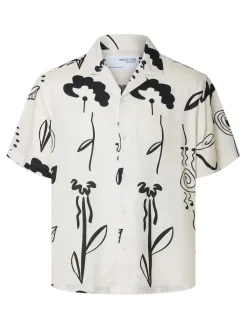 Selected Kauluspaidat|Kaikki Paidat>Miesten Kauluspaita, RELAX RAJESH SS AOP