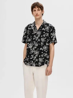 Selected Kauluspaidat|Kaikki Paidat>Miesten Kauluspaita, K RELAX NEW LINEN SS RESORT