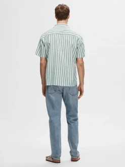 Selected Kauluspaidat|Kaikki Paidat>Miesten Kauluspaita, K RELAX NEW LINEN SS RESORT