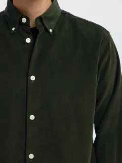 Selected Kauluspaidat|Kaikki Paidat>Miesten Kauluspaita K REG DANNI CORD BD LS SHIRT