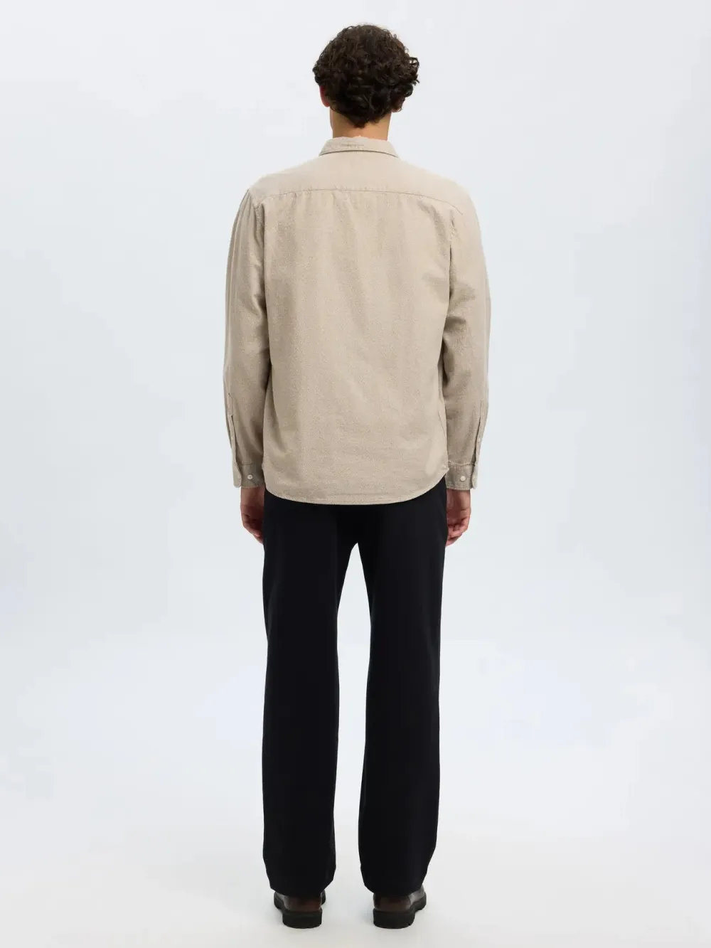 Selected Kauluspaidat|Kaikki Paidat>miesten kauluspaita, REG NOAH BRUSHED TWIST SHIRT