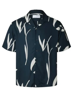 Selected Kauluspaidat|Kaikki Paidat>Miesten Kauluspaita, RELAX RAJESH SS AOP