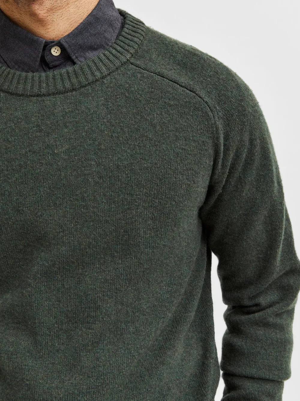 Selected Neulepuserot|Kaikki Neuleet>Miesten Neule, Coban Lambs Nos Armeijanvihreä