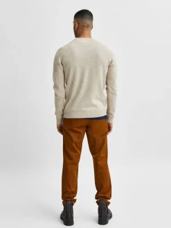 Selected Neulepuserot|Kaikki Neuleet>Miesten Neule, Coban Lambs Nos Luonnonvalkoinen