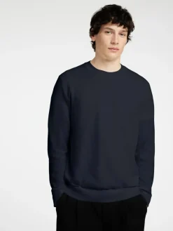 Selected Neulepuserot|Kaikki Neuleet>miesten neule, MORA LS KNIT STRUCTURE CREW NECK