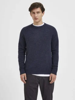 Selected Neulepuserot|Kaikki Neuleet>Miesten Neulepusero, RAI LS KNIT CREWNECK