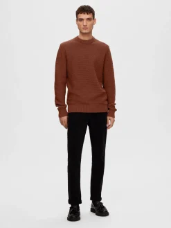 Selected Neulepuserot|Kaikki Neuleet>Miesten Neulepusero, K THIM STRUCTURE CREW