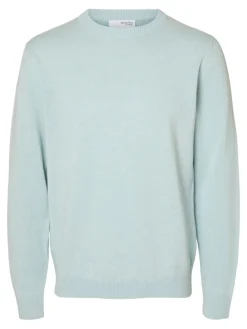 Selected Neulepuserot|Kaikki Neuleet>miesten neulepusero, MATTIS LS KNIT SUN CREW