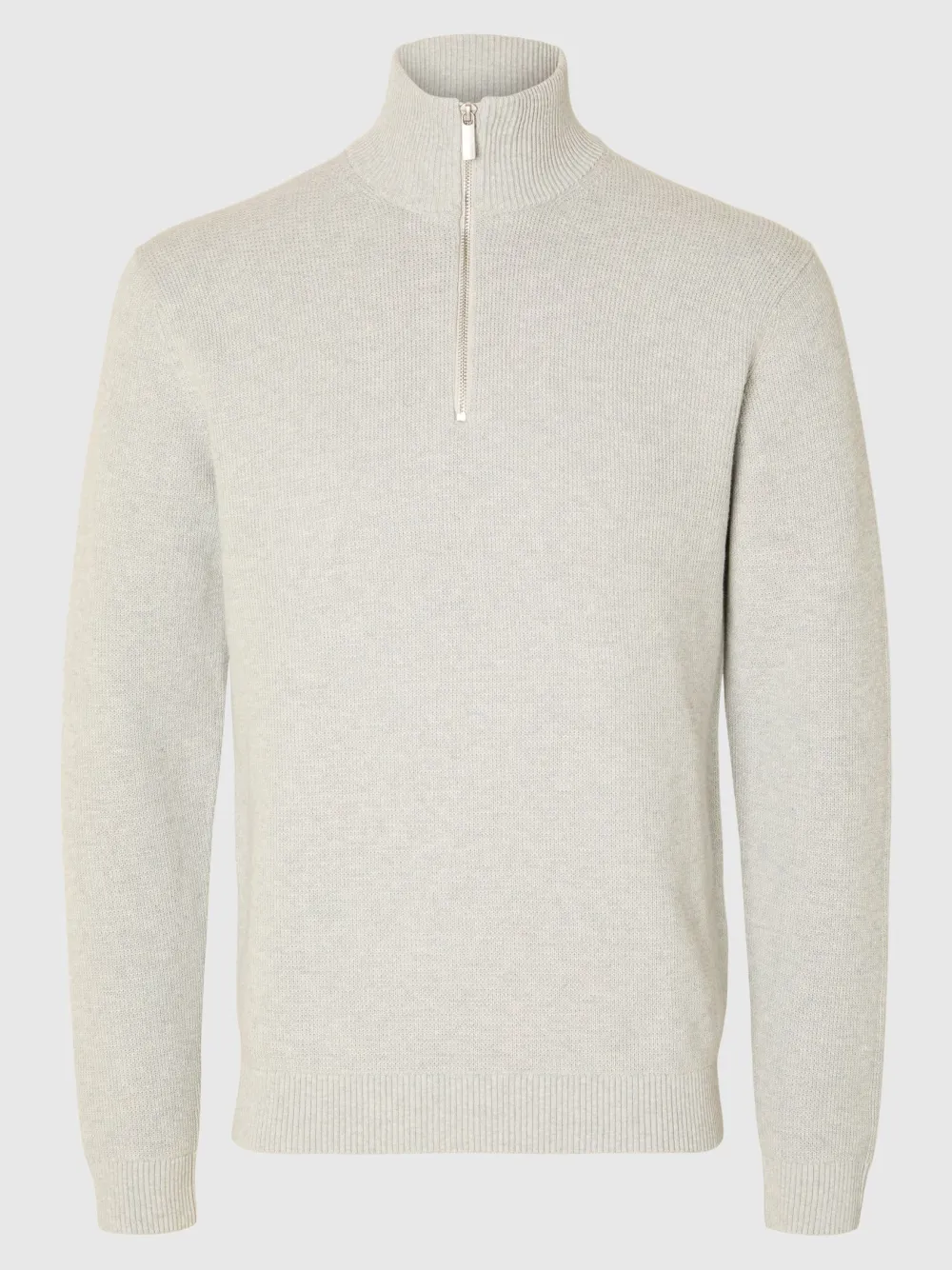 Selected Neulepuserot|Kaikki Neuleet>miesten neulepusero K SLHDANE LS KNIT STRUCTURE HALF ZIP NOO,