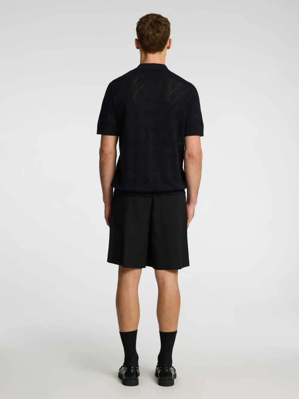 Selected Pikeepaidat|Kaikki Paidat>miesten paita, ARCO SS KNIT STRUCTURE POLO